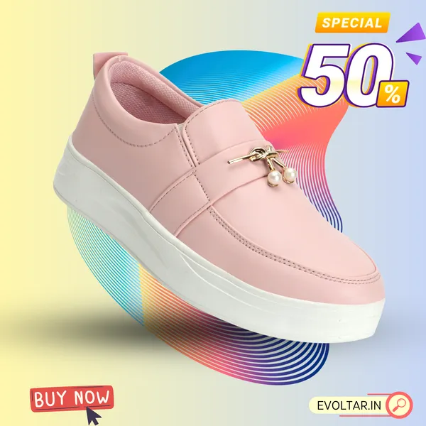 Pink_women_synthetic_leather_embellished_loafer_moccasins