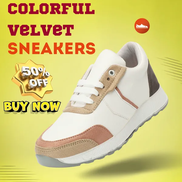 Grey_women_synthetic_&_velvet_fusion_flatform_sneakers