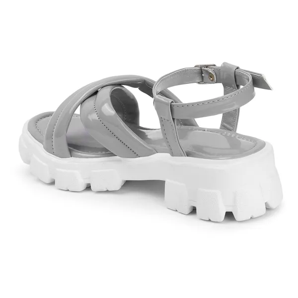 Grey_Women_cross_strap_ankle_loop_platform_sandals