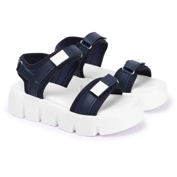 White_women_valcro_strap_printed_platfrom_sandals