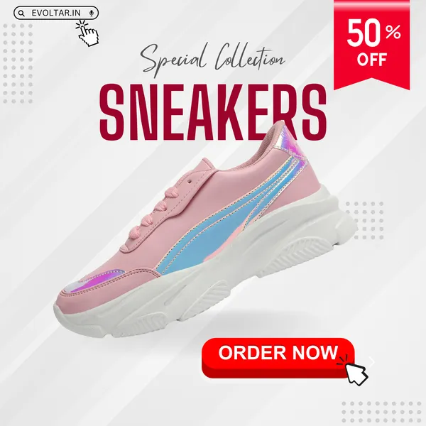 Pink_women_synthetic_&_iridescent_metallic_sneakers