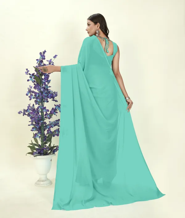 Light_Blue_Solid_&_Plain_Bollywood_Georgette_Saree