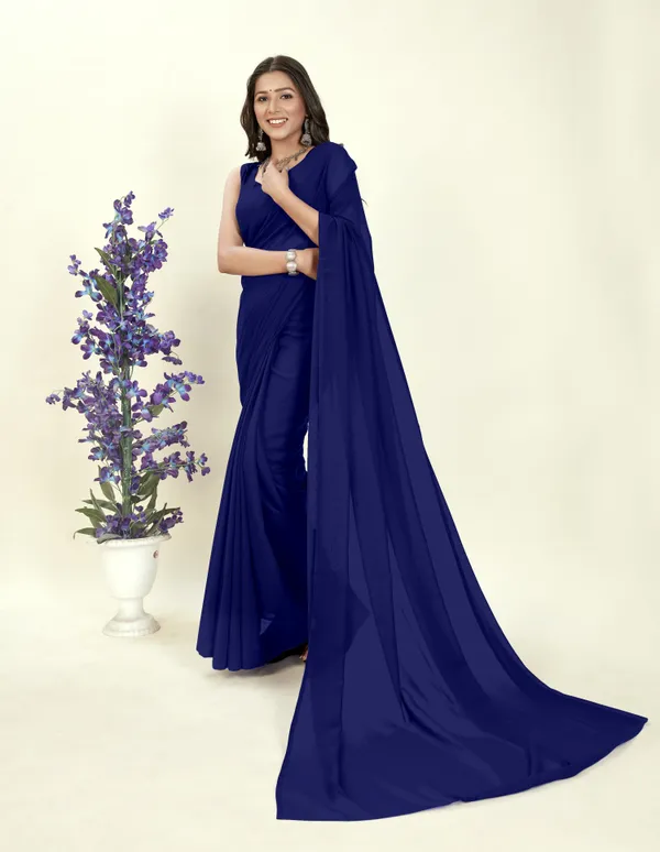 Dark_Blue_Solid_&_Plain_Bollywood_Georgette_Saree