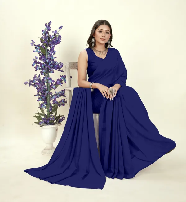 Dark_Blue_Solid_&_Plain_Bollywood_Georgette_Saree