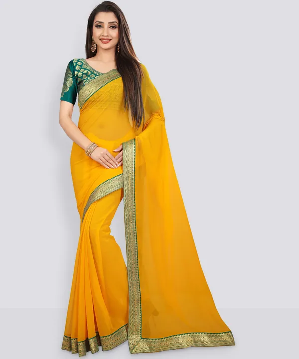 Yellow_&_Green_Sarees_Embellished_Bollywood_Chiffon_Saree