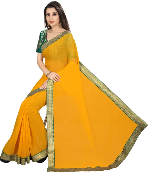 Yellow_&_Green_Sarees_Embellished_Bollywood_Chiffon_Saree