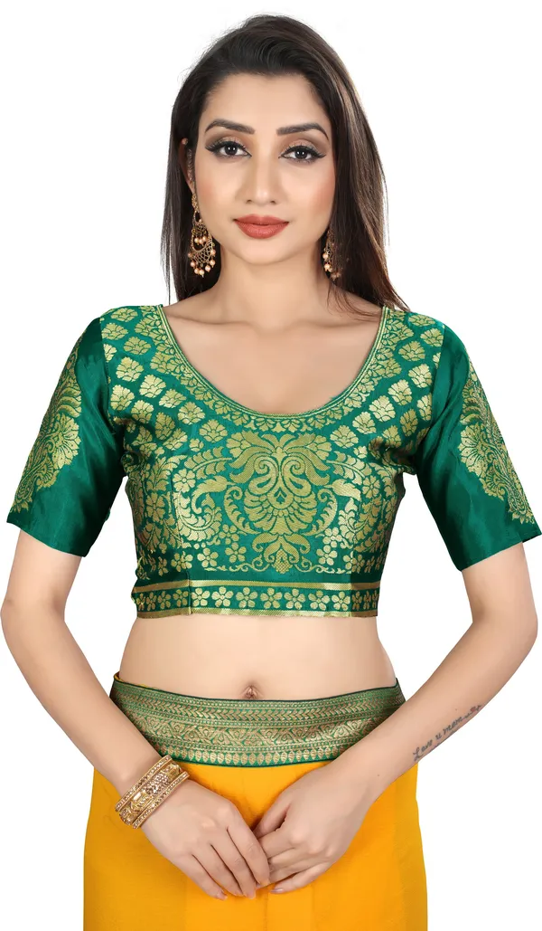 Yellow_&_Green_Sarees_Embellished_Bollywood_Chiffon_Saree