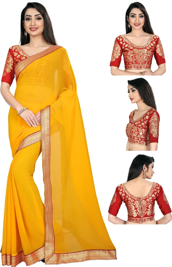 Yellow_&_Red_Sarees_Embellished_Bollywood_Chiffon_Saree