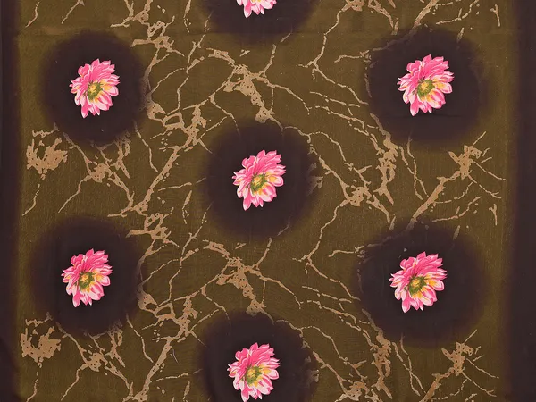 Floral_Print_Bollywood_Georgette_Saree???(Dark_Green,_Brown)