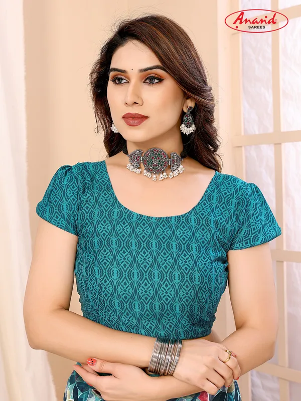 Printed,_Geometric_Print_Bandhani_Georgette_Saree???(Pink,_Purple)