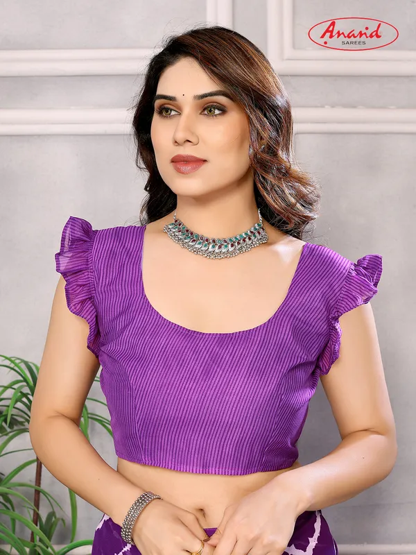 Graphic_Print_Bollywood_Georgette_Saree_(Purple)