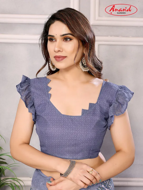 Paisley,_Printed_Bollywood_Georgette_Saree_(Grey)