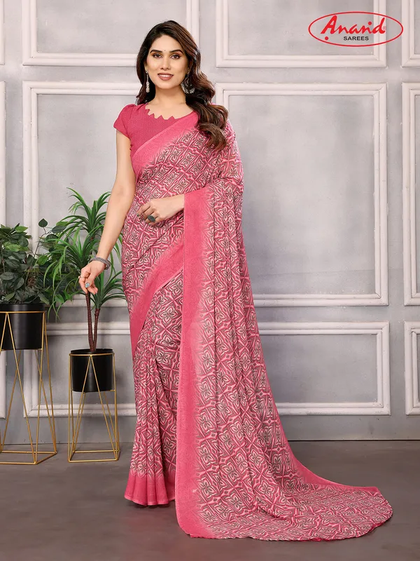 Paisley,_Printed_Bollywood_Georgette_Saree_(Pink)
