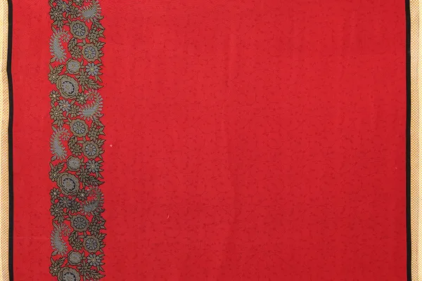 Paisley,_Floral_Print_Daily_Wear_Georgette_Saree_(Red)