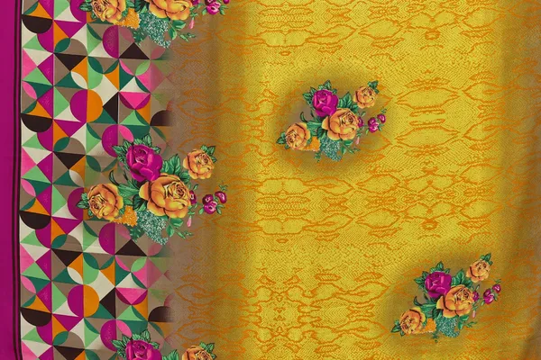 Yellow_Sarees_Printed_Bollywood_Georgette_Saree