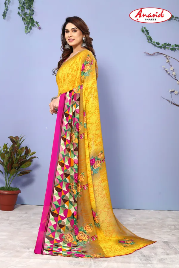 Yellow_Sarees_Printed_Bollywood_Georgette_Saree