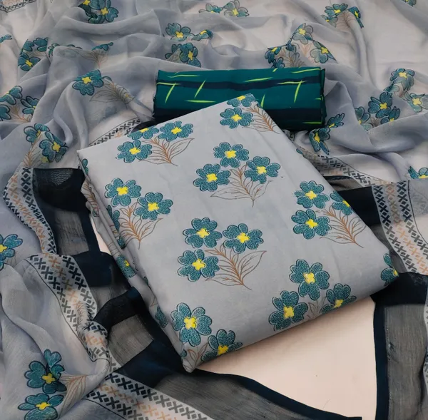 Grey_&_Light_Blue_Crape_Printed_Salwar_Suit_Unstiched_Dress_Material