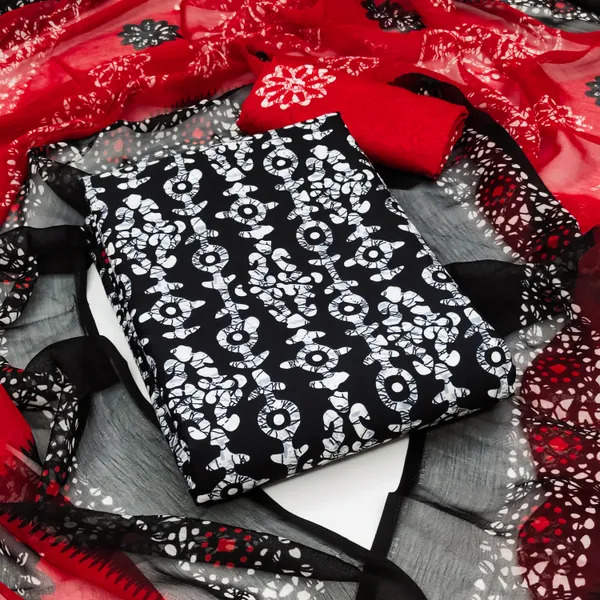 Black_&_Red_Crape_Floral_Print,_Paisley_Salwar_Suit_Unstiched_Dress_Material