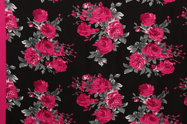 Floral_Print_Bollywood_Georgette_Saree_(Black)