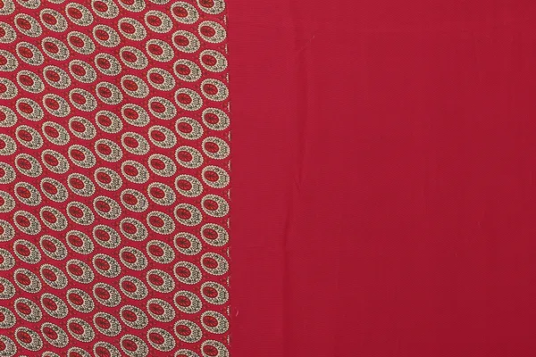 Printed,_Paisley_Daily_Wear_Georgette_Saree_(Red)