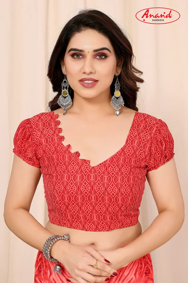 Red_Sarees_Ombre,_Floral_Print_Daily_Wear_Georgette_Saree
