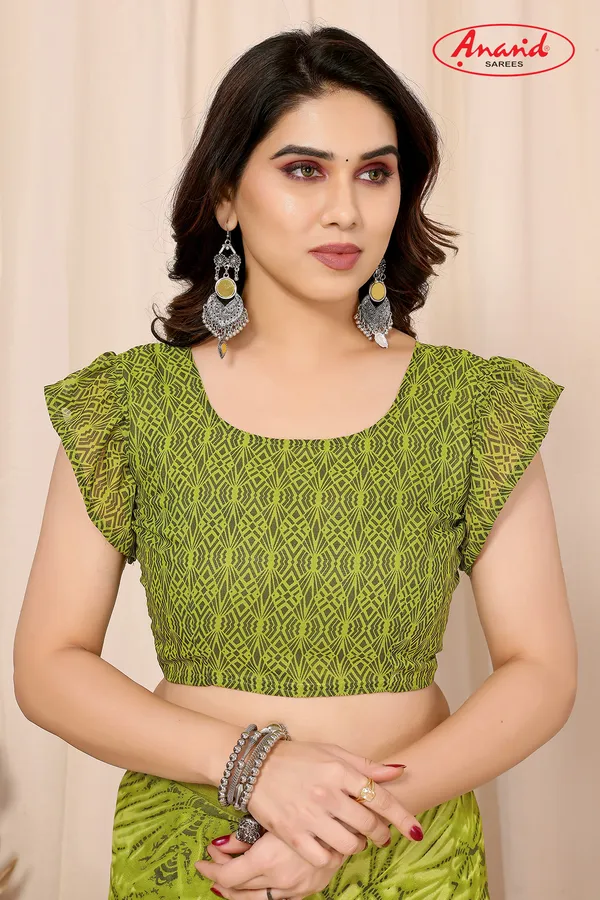 Green_Sarees_Ombre,_Floral_Print_Daily_Wear_Georgette_Saree