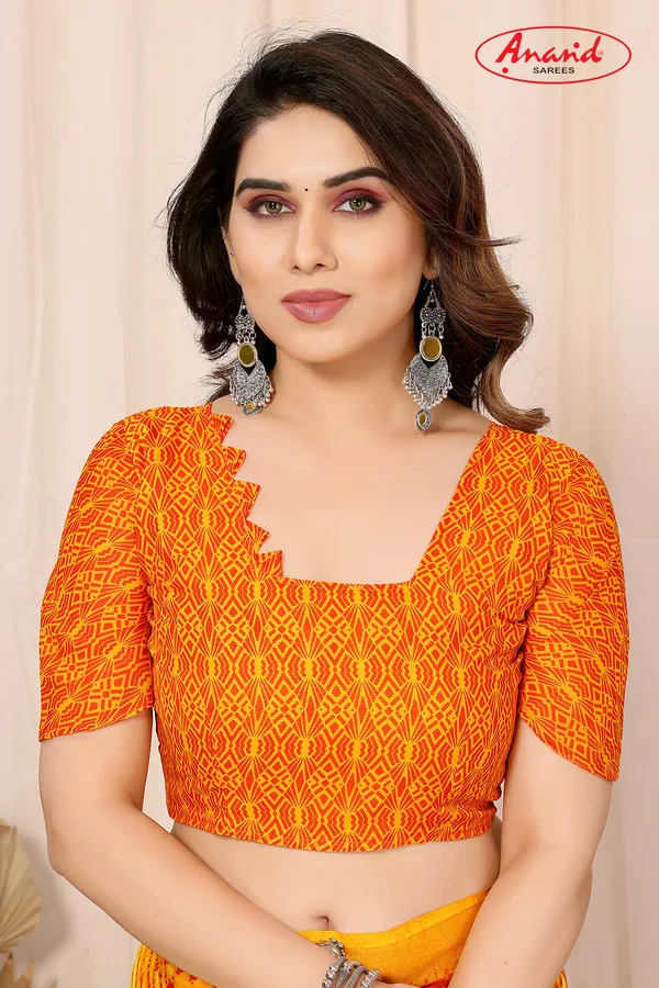 Yellow_Sarees_Ombre,_Floral_Print_Daily_Wear_Georgette_Saree