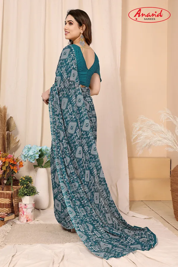 Blue_Sarees_Paisley,_Geometric_Print_Daily_Wear_Georgette_Saree