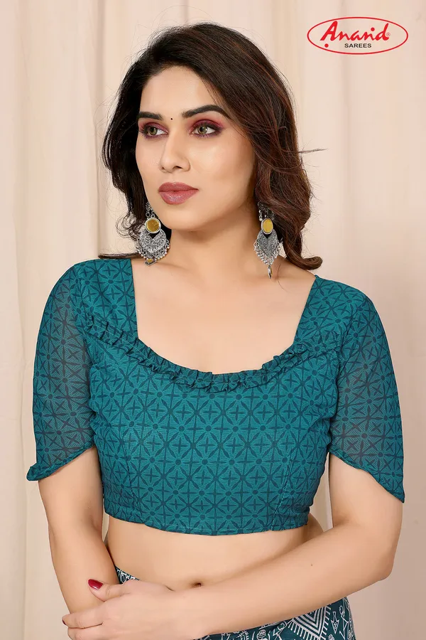 Blue_Sarees_Paisley,_Geometric_Print_Daily_Wear_Georgette_Saree
