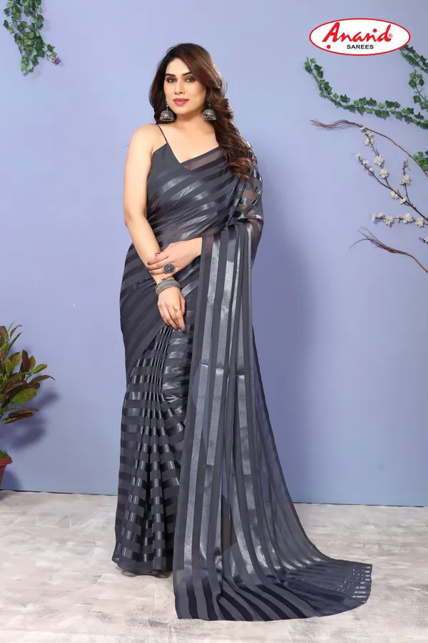 Grey_Sarees_Striped_Bollywood_Satin_Saree