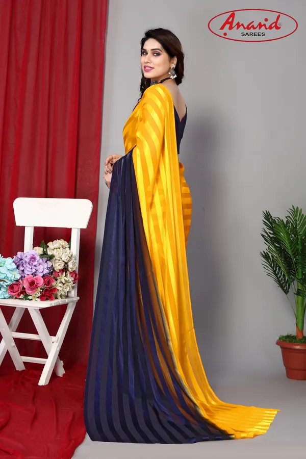 Yellow_&_Blue_Sarees_Striped_Bollywood_Satin_Saree