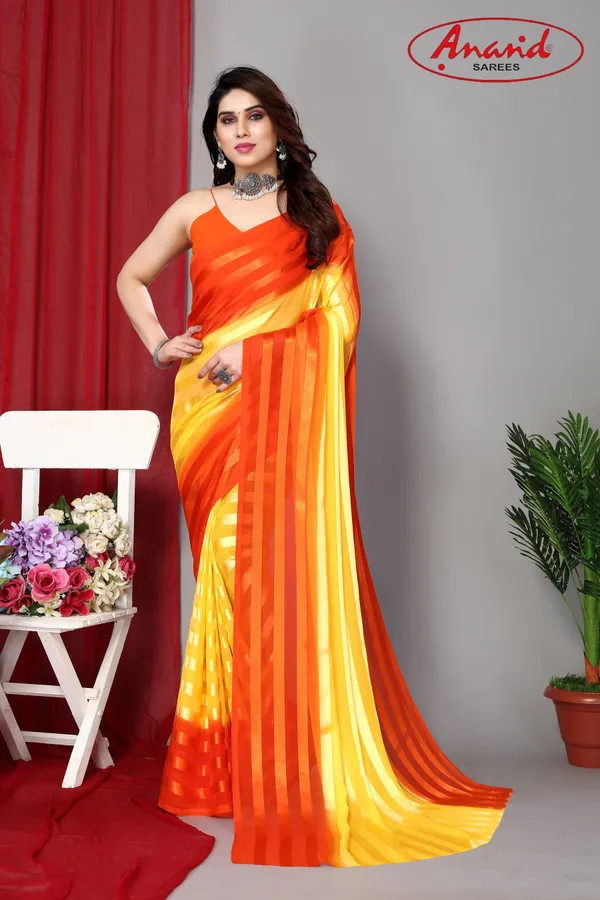 Yellow_&_Orange_Sarees_Striped_Bollywood_Satin_Saree