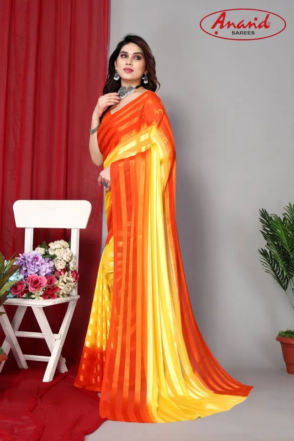 Yellow_&_Orange_Sarees_Striped_Bollywood_Satin_Saree