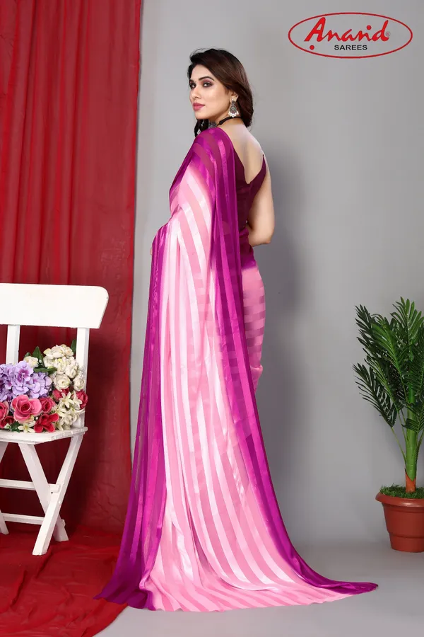 Purple_&_Pink_Sarees_Striped_Bollywood_Satin_Saree