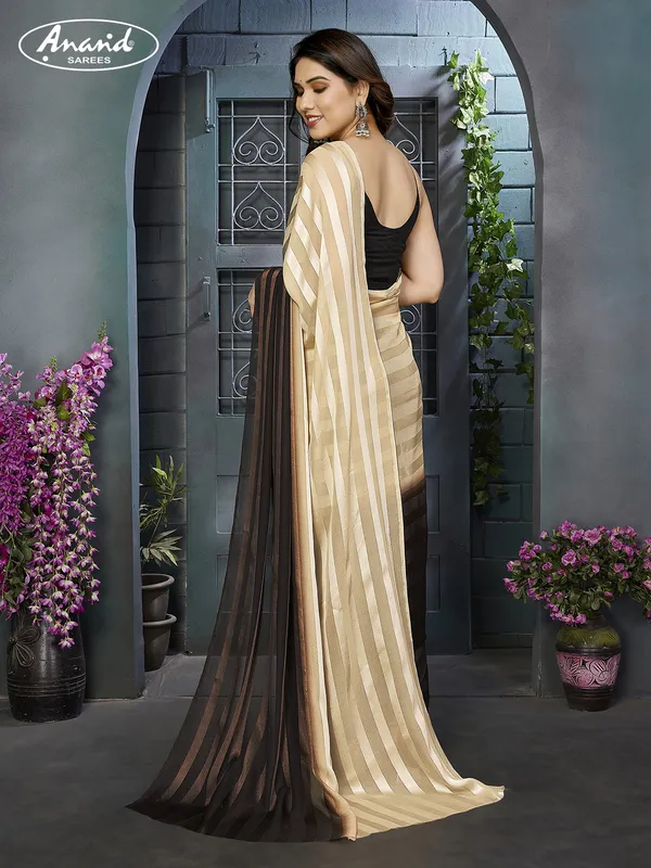 Striped,_Ombre,_Self_Design_Bollywood_Satin_Saree_(Beige,_Brown)