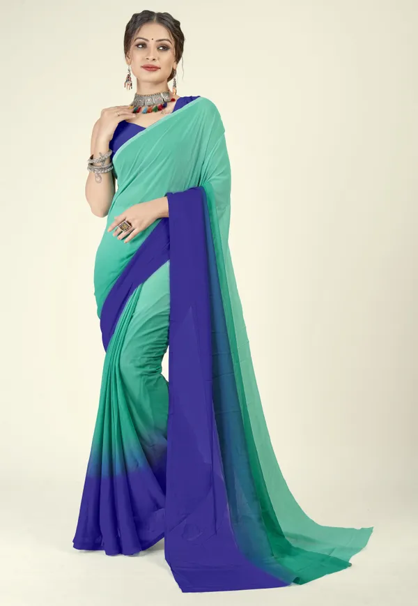 Light_Blue_&_Blue_Sarees_Dyed_Bollywood_Georgette_Saree