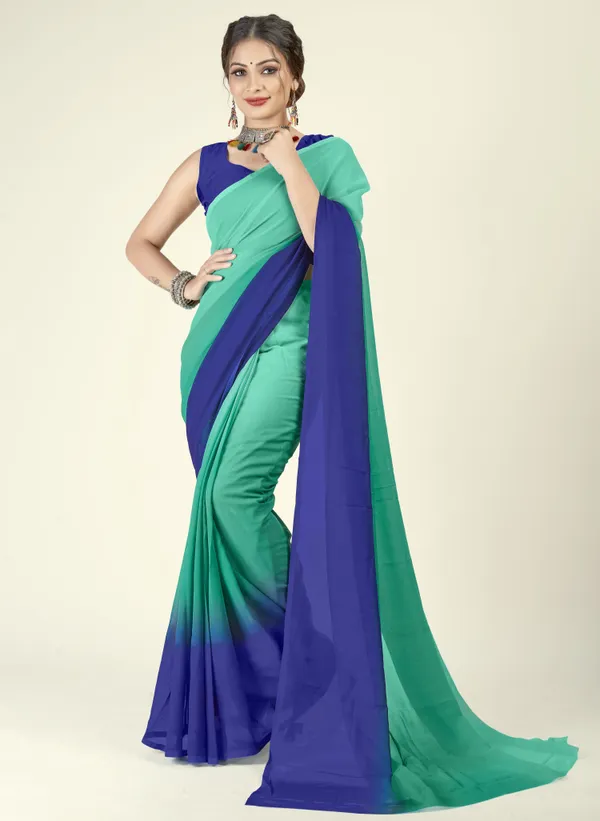 Light_Blue_&_Blue_Sarees_Dyed_Bollywood_Georgette_Saree