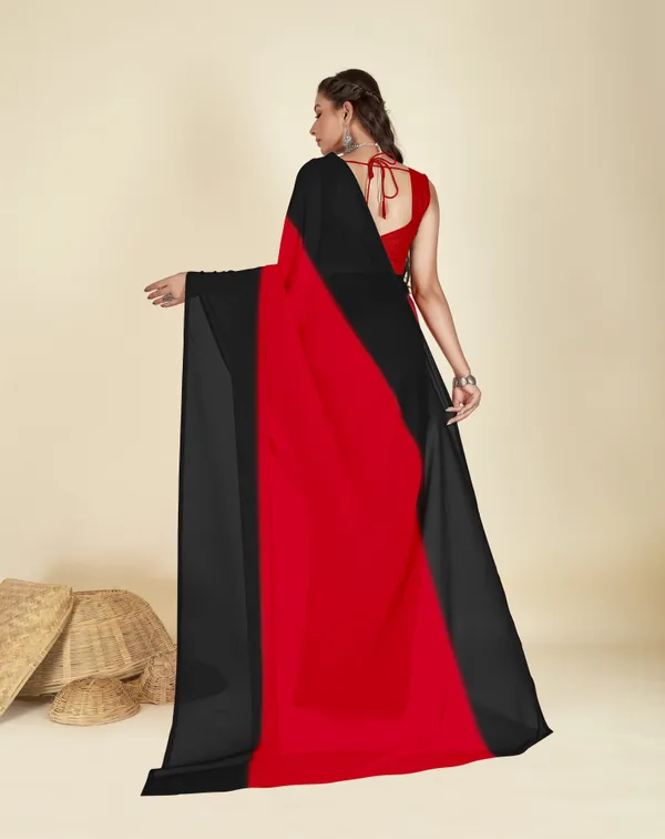 Red_&_Black_Sarees_Dyed_Bollywood_Georgette_Saree