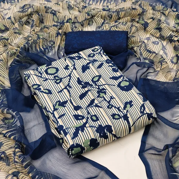 Grey_&_Blue_Crape_Printed_Salwar_Suit_Unstiched_Dress_Material