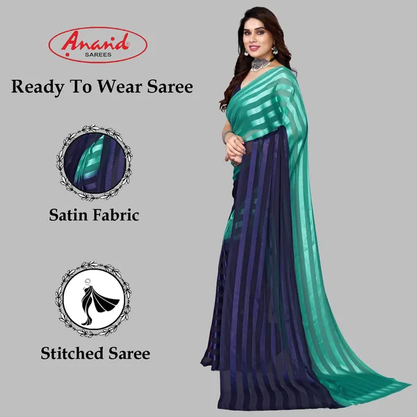 Embellished,_Striped,_Self_Design_Bollywood_Satin_Saree_(Light_Blue,_Dark_Blue)