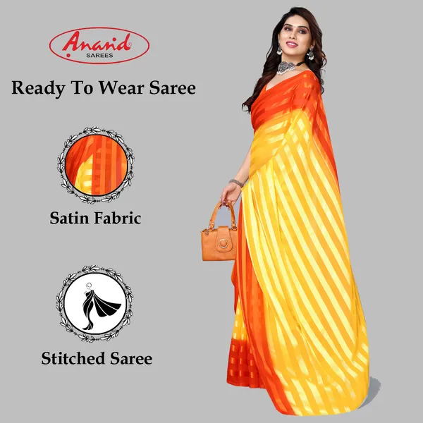 Embellished,_Striped,_Self_Design_Bollywood_Satin_Saree_(Orange,_Yellow)