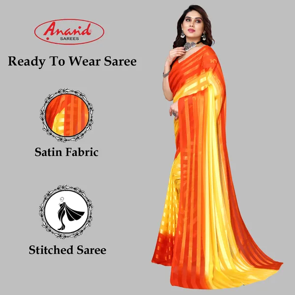 Embellished,_Striped,_Self_Design_Bollywood_Satin_Saree_(Orange,_Yellow)