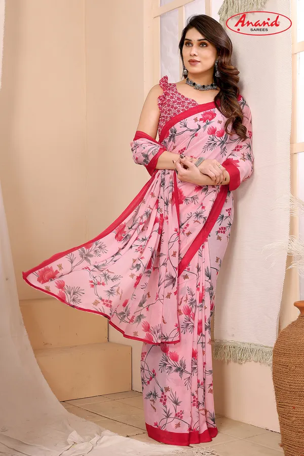 Printed,_Floral_Print_Bollywood_Georgette_Saree_(Pink)