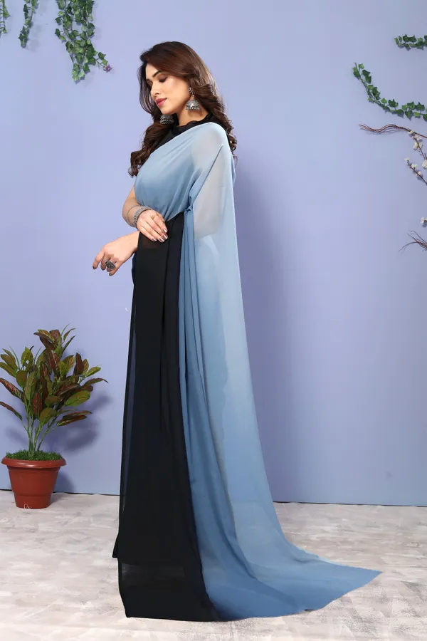 Black_&_Grey_Sarees_Dyed_Bollywood_Georgette_Saree