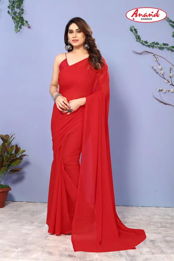 Maroon_Sarees_Solid_&_Plain_Bollywood_Georgette_Saree