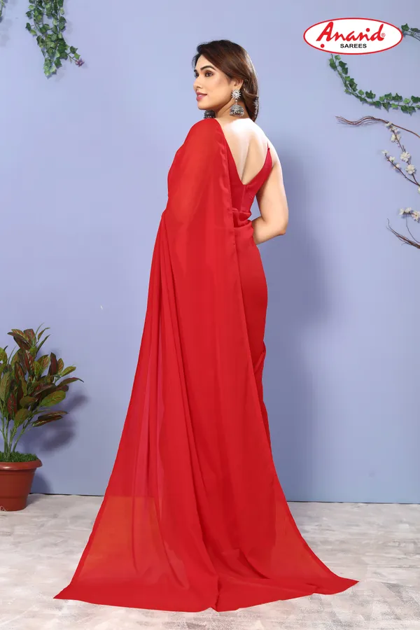 Maroon_Sarees_Solid_&_Plain_Bollywood_Georgette_Saree