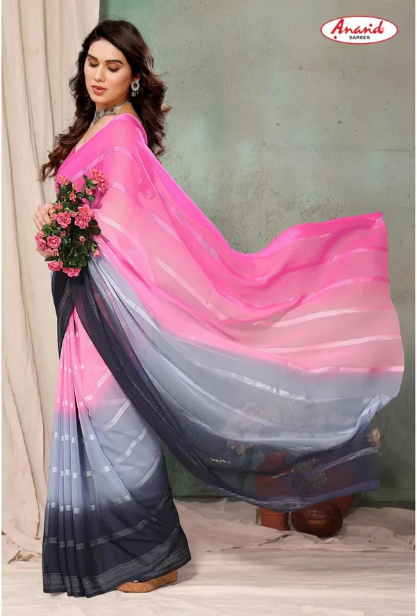 Embellished,_Self_Design,_Ombre,_Dyed_Bollywood_Georgette_Saree_(Pink,_Grey,_Black)