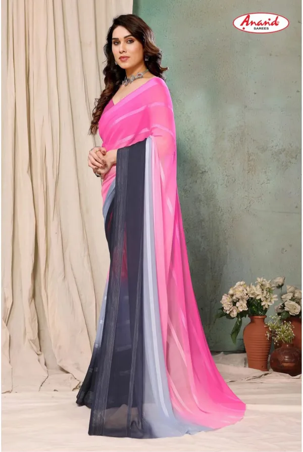 Embellished,_Self_Design,_Ombre,_Dyed_Bollywood_Georgette_Saree_(Pink,_Grey,_Black)