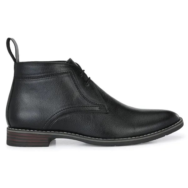 Black_Synthetic_Leather_High_Ankle_Casual_Shoes_For_Men