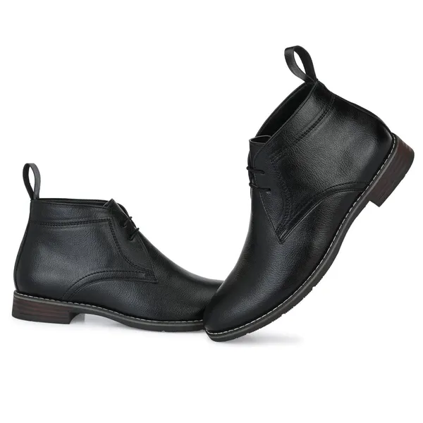 Black_Synthetic_Leather_High_Ankle_Casual_Shoes_For_Men